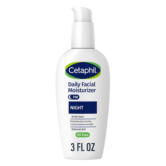 Cetaphil Night Cream Face Moisturizer with Hyaluronic Acid - 3 oz - 12 Pack