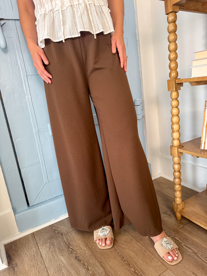 Chocolate Wide Leg Pant