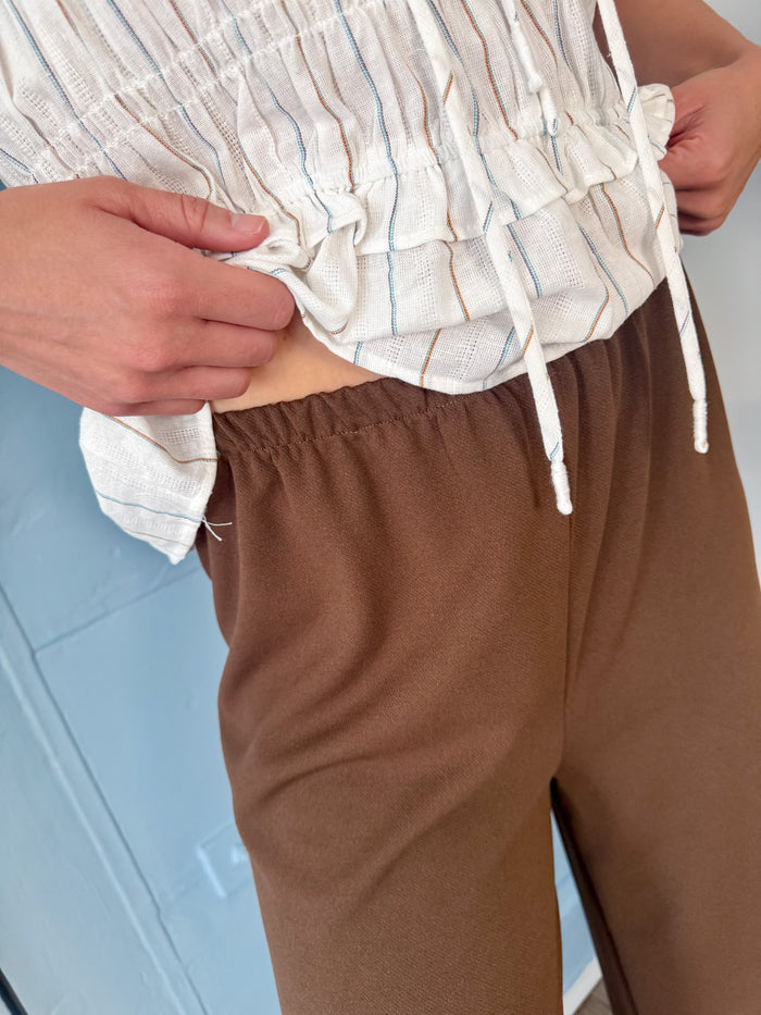 Chocolate Wide Leg Pant