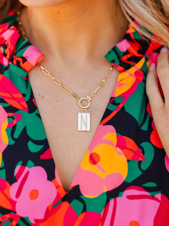 Christine Box Initial Charm