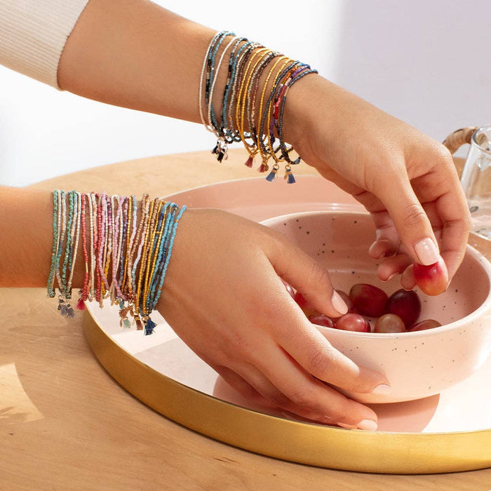Chromacolor Miyuki Bracelet Trio - Bright Multi/Silver