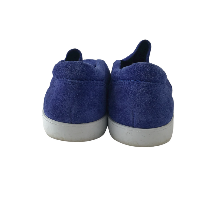 Clarks size UK 5d royal blue suede-like plimsolls