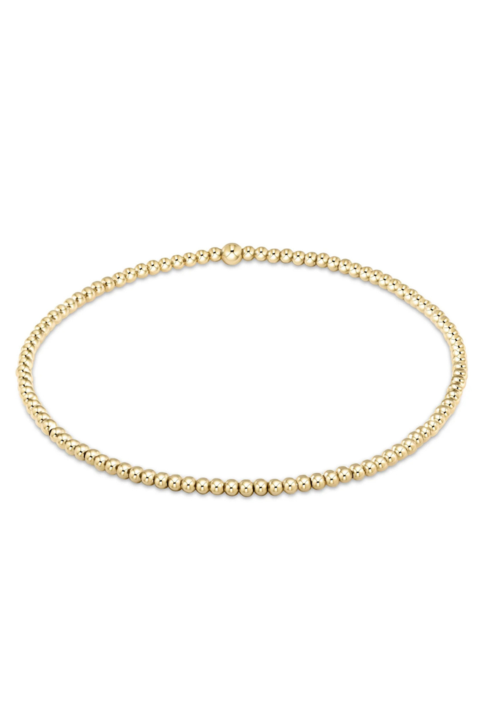 Classic Gold 2mm Bracelet