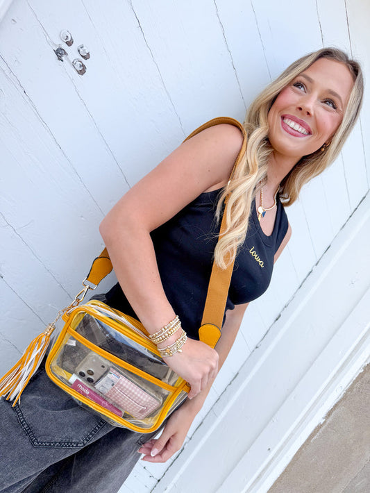 Clear Cross Body Camera Bag
