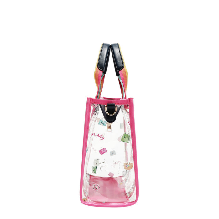 CLEAR RAINBOW TOTE