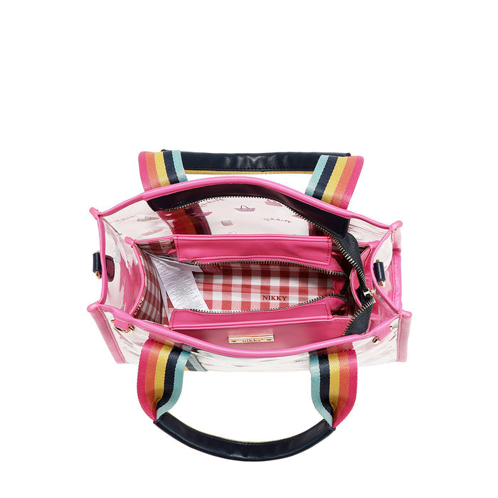 CLEAR RAINBOW TOTE