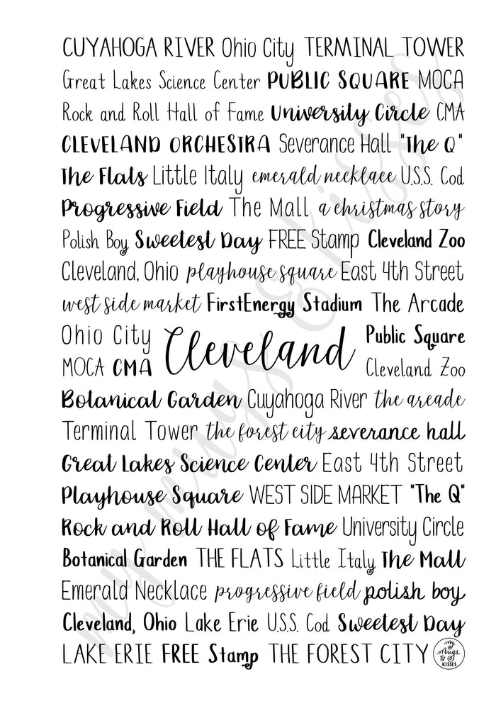 Cleveland, OH Spiral Notebook