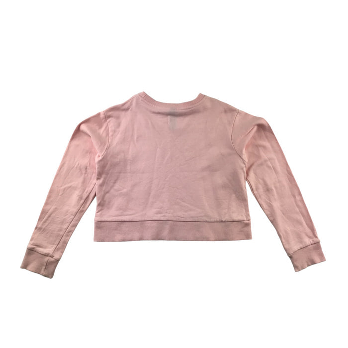 Closure 12 years pink cropped cotton sweater