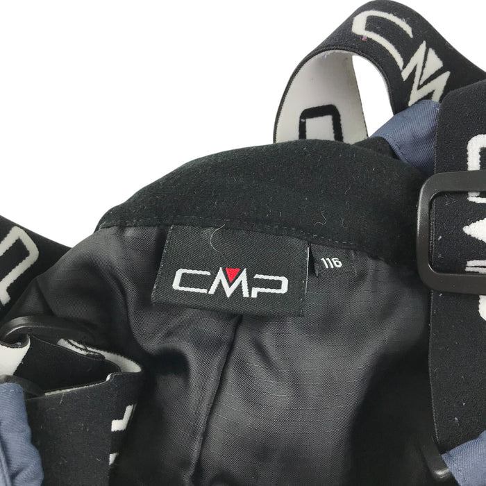 CMP Salopettes 5-6 years navy plain and black braces with logo