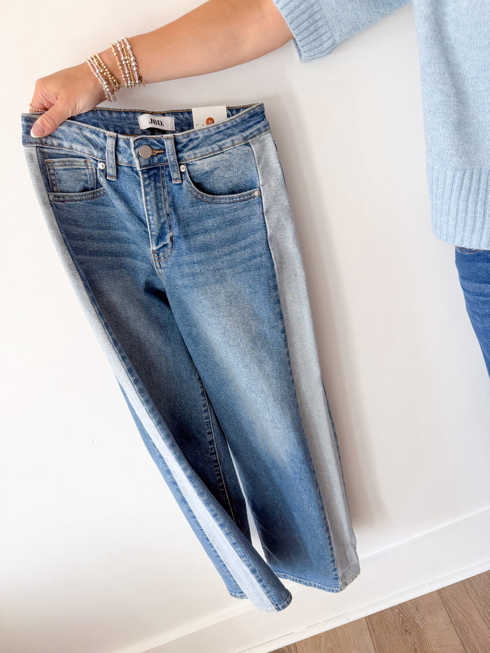 Just Black Denim Collette Contrast Straight Leg Denim – women's denim