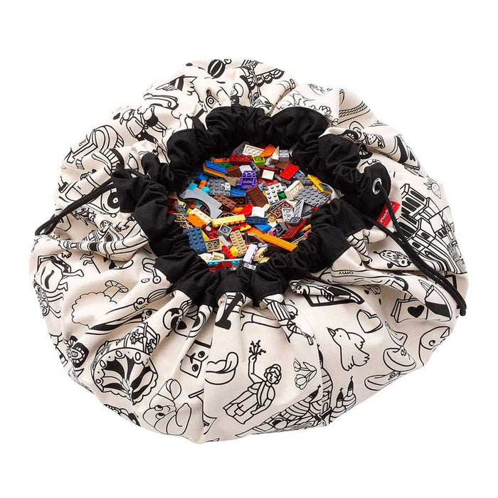 Play & Go Colour My Bag Paris Storage Bag & Play Mat - Large | Koop.co.nz