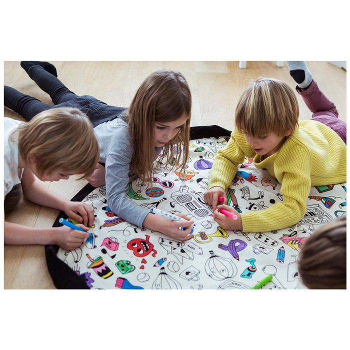 Play & Go Colour My Bag Paris Storage Bag & Play Mat - Large | Koop.co.nz