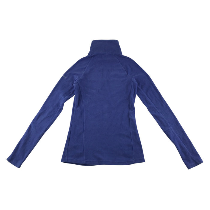 Columbia XS blue quarter zip pull-over
