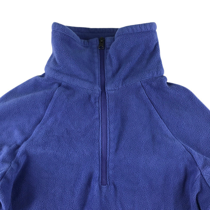 Columbia XS blue quarter zip pull-over