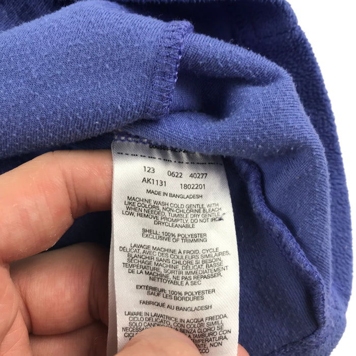Columbia XS blue quarter zip pull-over