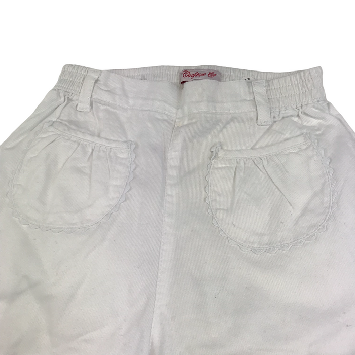 Configure 6 years white capri shorts