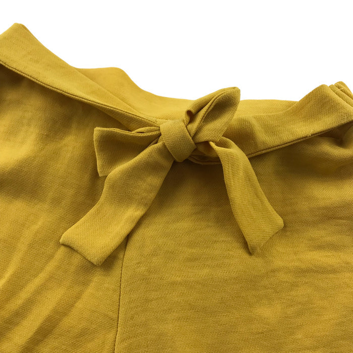 Cosmic Kids 10 years yellow plain with tie waist shorts