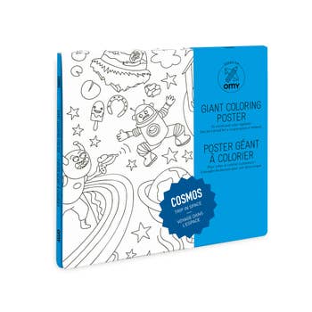 Cosmos Coloring Poster by OMY - by OMY - K. A. Artist Shop