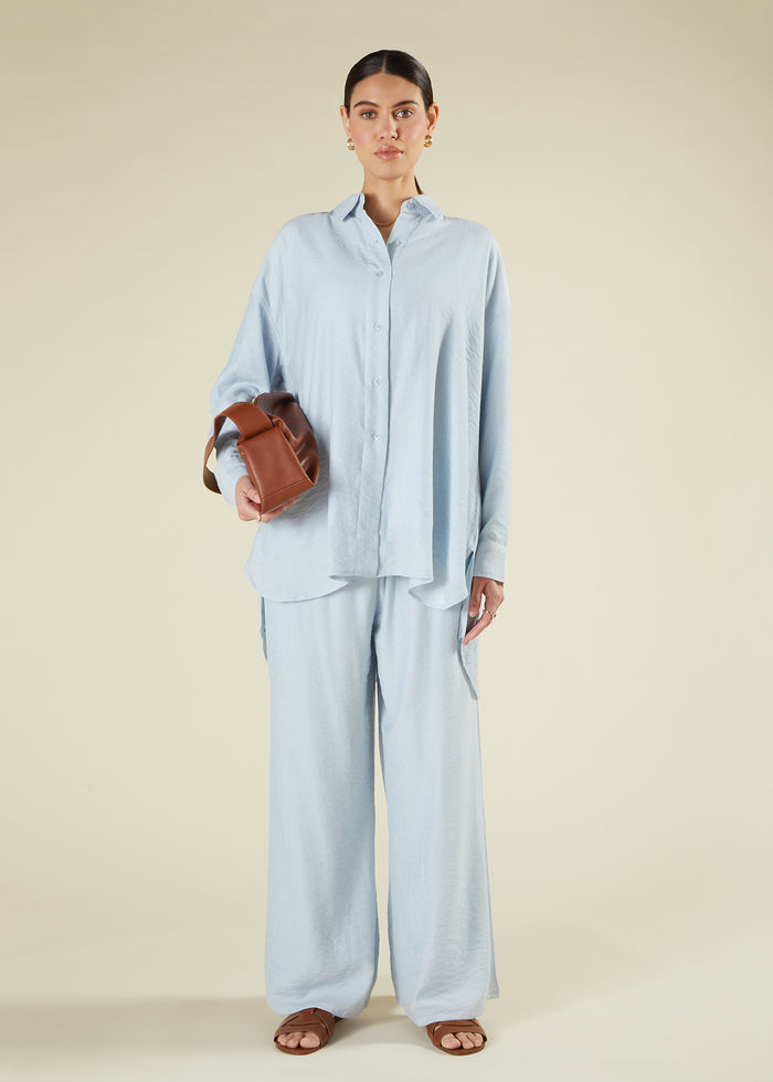 Cotton Co-Ord Set Sky Blue