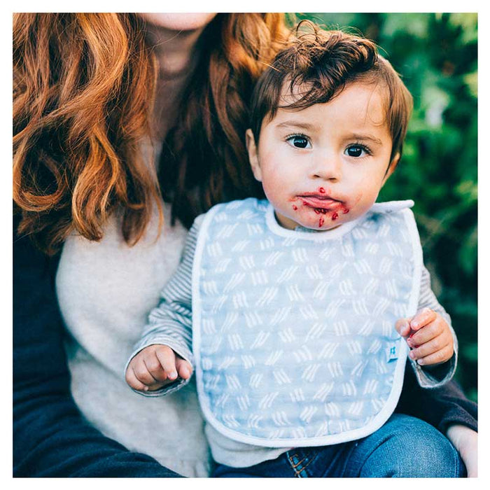 Little Unicorn Cotton Muslin Classic Bib 3pk - Dino Friends | Koop.co.nz