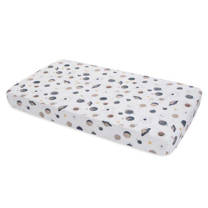 Little Unicorn Cotton Muslin Fitted Cot Sheet – Planetary | Koop.co.nz