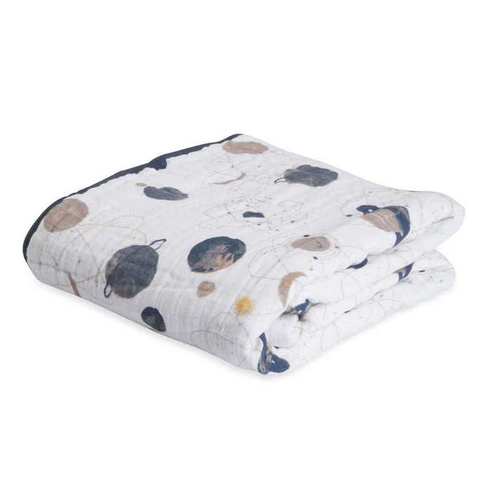 Little Unicorn Cotton Muslin Quilt – Planetary | Koop.co.nz