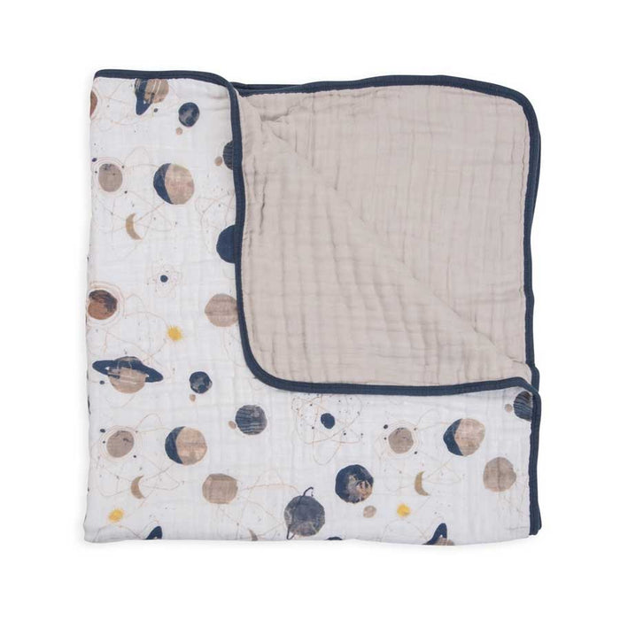 Little Unicorn Cotton Muslin Quilt – Planetary | Koop.co.nz