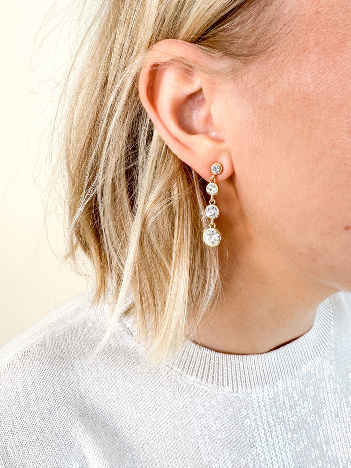Crystal Dangle Earrings