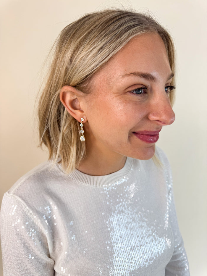 Crystal Dangle Earrings