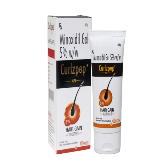 Curlzpep 5% Gel, 60gm