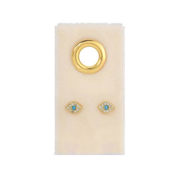 CZ Evil Eye Studs