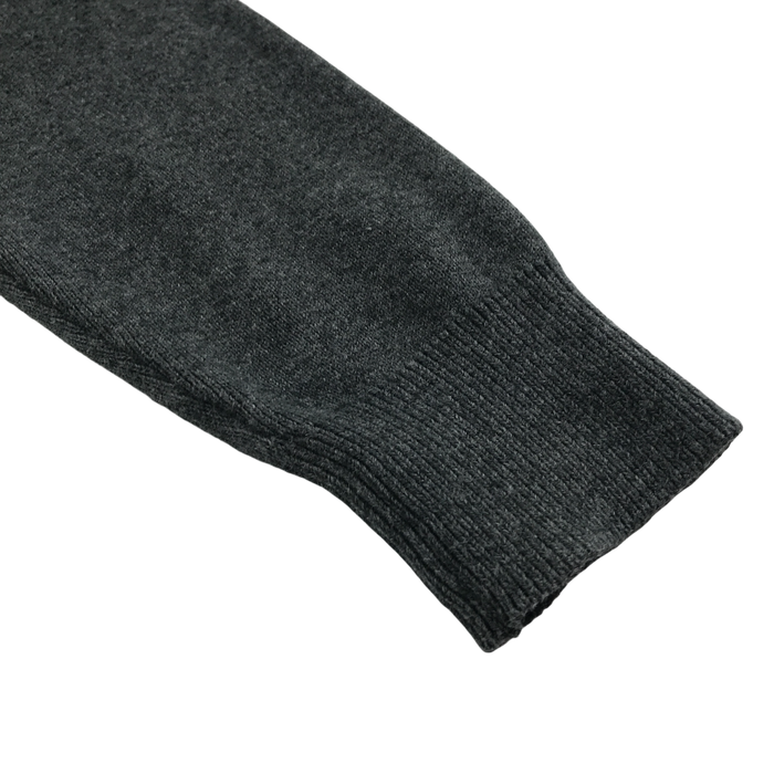Dark grey girls with pockets school cardigan