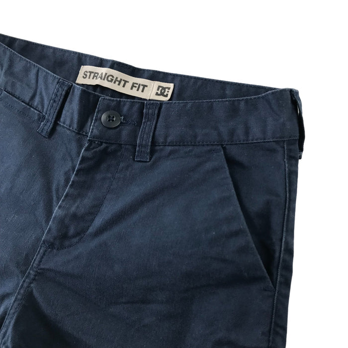 DC 12-13 years navy chino straight fit shorts