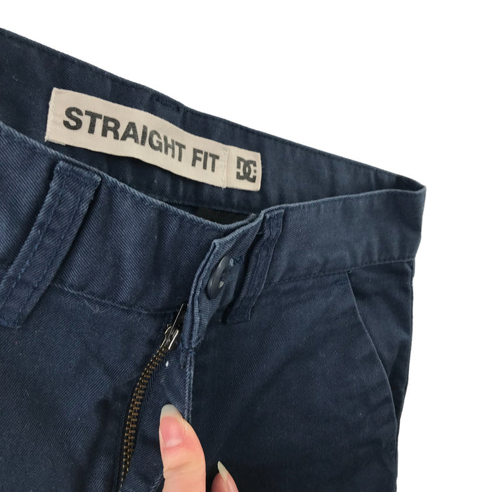 DC 12-13 years navy chino straight fit shorts