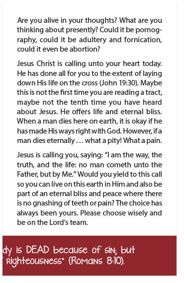 Dead Yet Living (KJV)