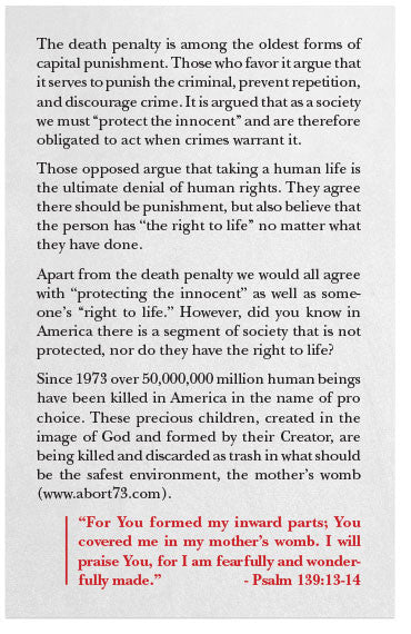 Death Penalty (NKJV)