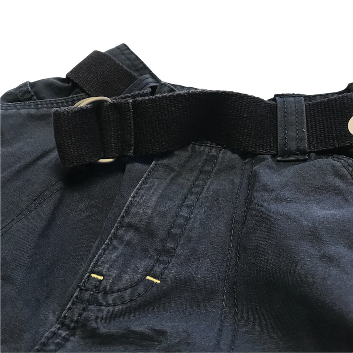 Debenhams 7 years navy blue capri style cargo shorts