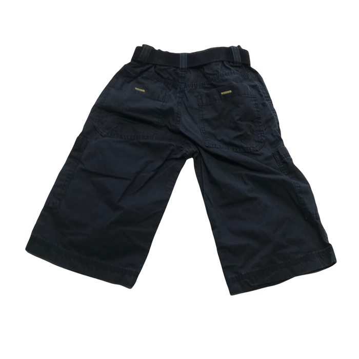 Debenhams 7 years navy blue capri style cargo shorts