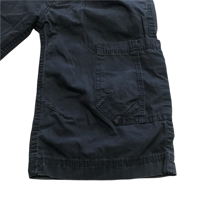 Debenhams 7 years navy blue capri style cargo shorts