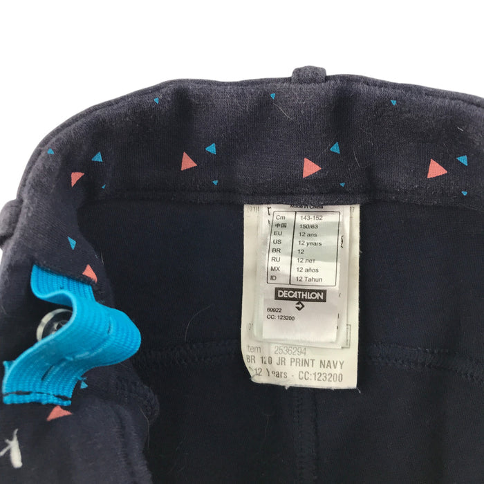 Decathlon 11-12 years navy equestrian triangle trouser
