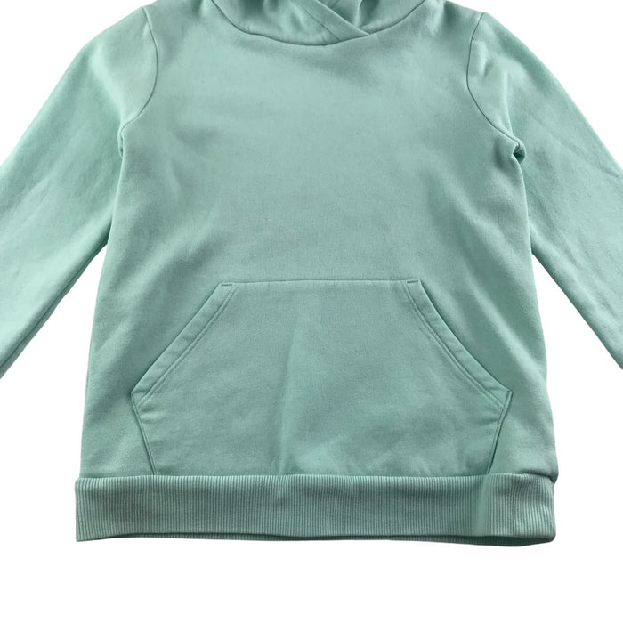 Decathlon 8-9 years light blue plain hoodie