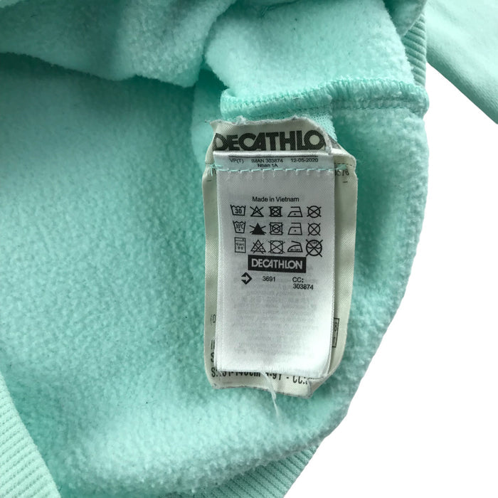 Decathlon 8-9 years light blue plain hoodie
