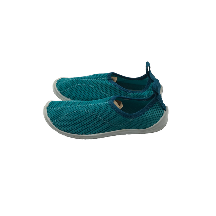 Decathlon size UK 11.5 (jr) blue aqua shoes