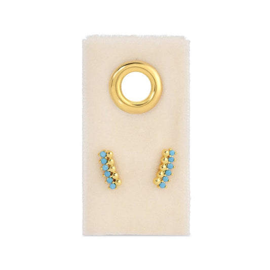 Delicate Dots & CZ Studs