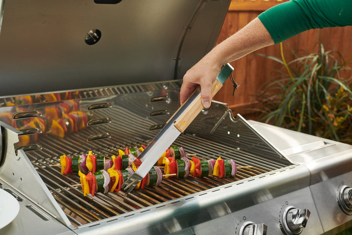 Deluxe Collection Wood Handle BBQ - 2 Pc Set
