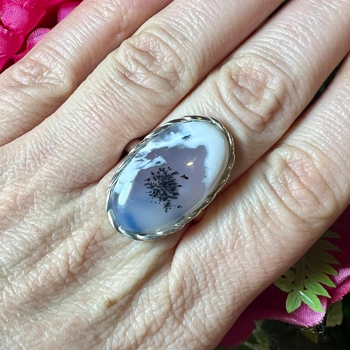 Dendritic Agate Ring