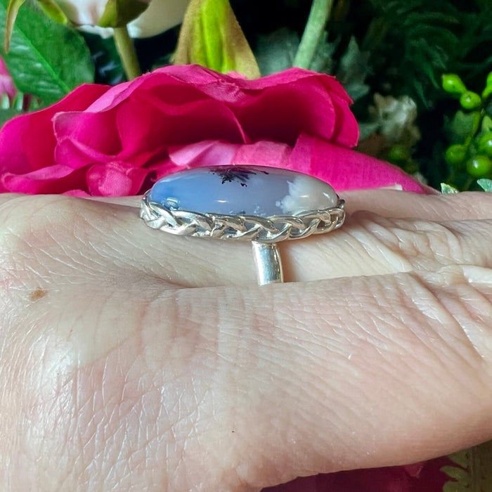 Dendritic Agate Ring
