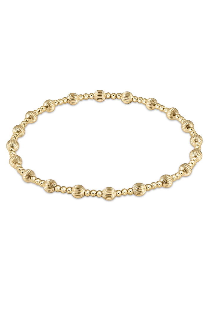 Dignity Sincerity Gold 4mm Bracelet