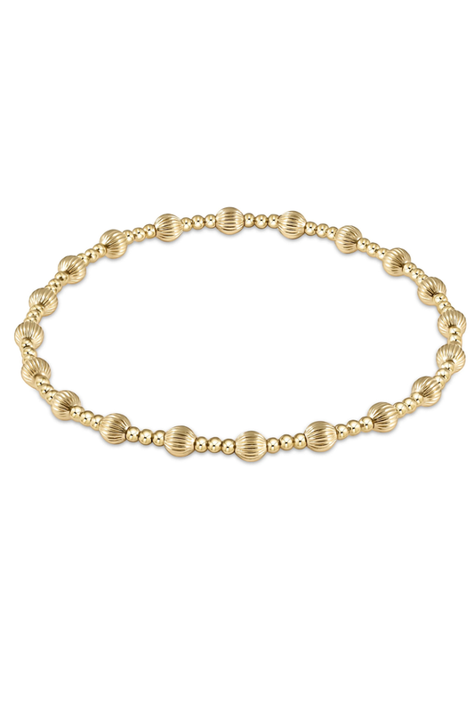 Dignity Sincerity Gold 4mm Bracelet
