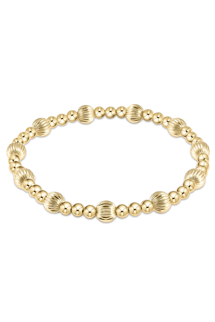 Dignity Sincerity Gold 6mm Bracelet